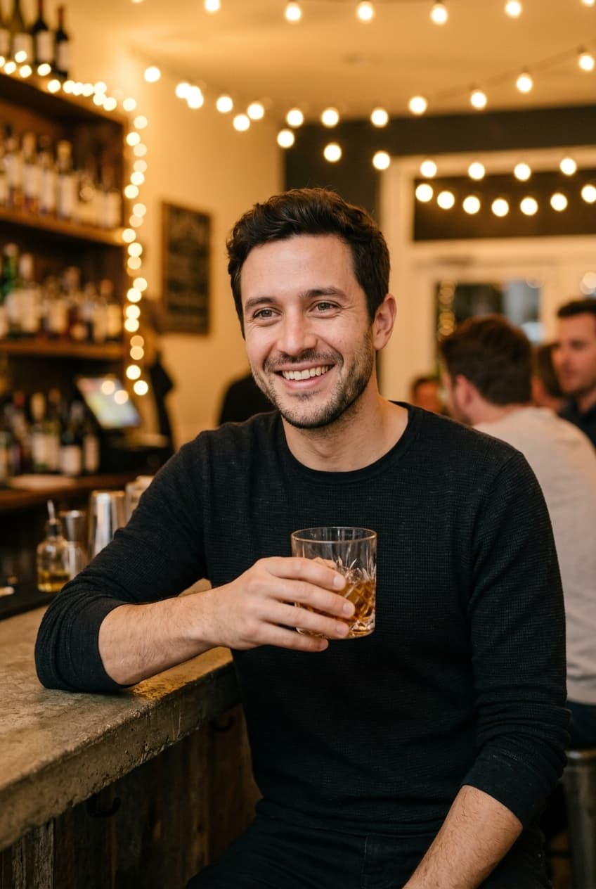 Man in a bar